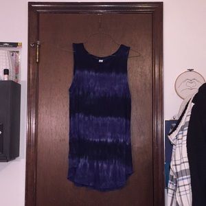 Women’s Sleeveless Blue Tank Top
